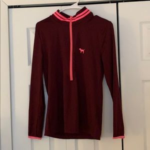 PINK workout quarter zip
